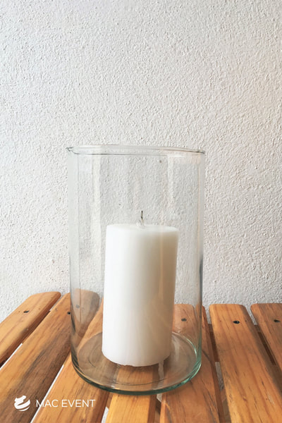 Medium Glass Cylinder
