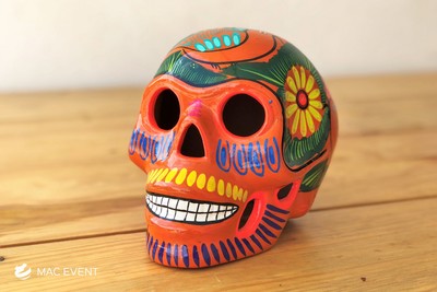 Orange Skull