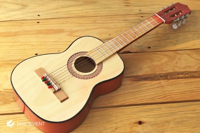 Orange Acoustic Guitar